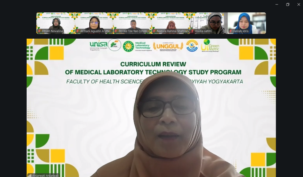 Sambutan Wakil Dekan I Fakultas Ilmu Kesehatan UNISA Yogyakarta